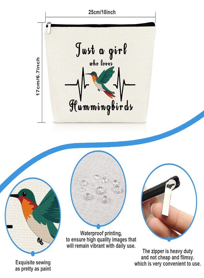 حقيبة مكياج هدية بتصميم طائر الطنان للنساء، هدية لمحبي طائر الطنان، حقيبة مستحضرات تجميل بتصميم طائر الطنان، هدية لمراقبة الطيور، هدية عيد ميلاد أو عيد ميلاد لصديقة أو أخت، هدية لعالمة طيور، هدية لمراقبة الطيور - Image 2