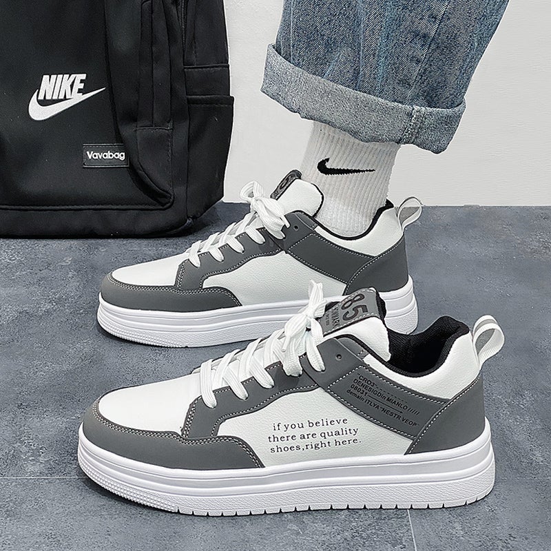 Men'S Shoes 2023 New Boys Cashew Flower Casual Flat Shoes Fleece-Lined Sports Work Tide Shoes - Image 1