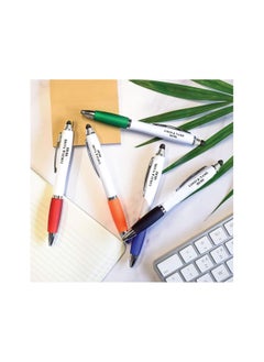 PRINTSHOP4ME Plastic Ballpoint Pen Vintage Colored Pen Ball Pen Gift Set For Teachers Day, Men & Women Gift Set, Office Supplies, Nice Pens, Ball Point Pen Customer Giveaways  - Image 3