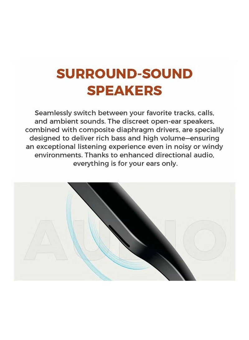 M01 Smart Bluetooth Audio Glasses – Voice Assistant, Real-Time Translation, High-Definition ENC Sound, Long Battery Life – Music & Calls (M01-A) - Image 4