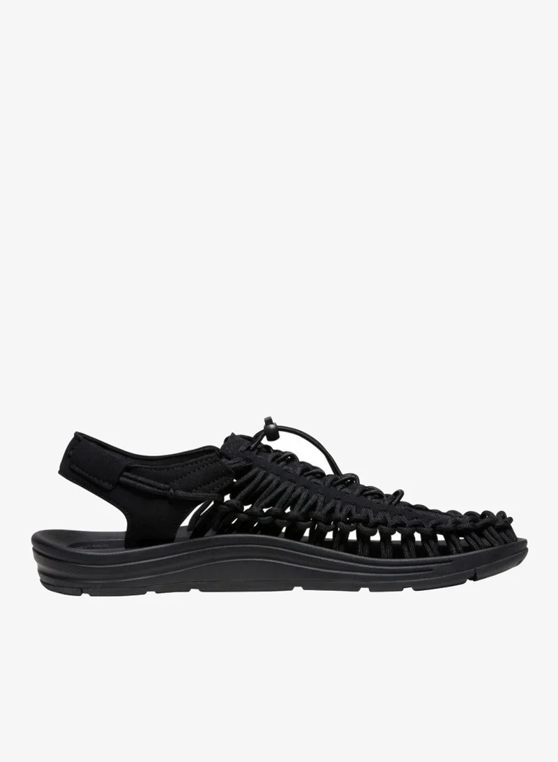 WOMEN UNEEK FLAT SANDALS BLACK/BLACK