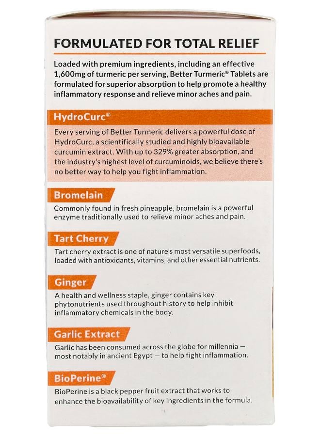 Force Factor Better Turmeric® 120 Tablets - Image 2