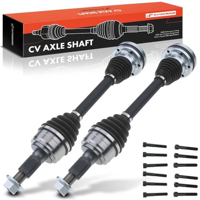 A-Premium Pair (2) Front Cv Axle Shaft Assembly Compatible With Porsche Cayenne 2011-2018 3.6L 4.8L Gas, Driver And Passenger Side, Replace# 95834903800 95834903801 - Image 4