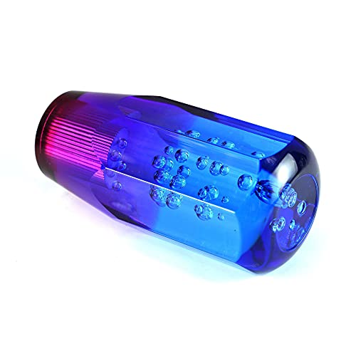 CYDZSW Automatic Gear Shift KnobCrystal Shifter Boot KnobsUniversal Cool Car Accessories BluePurple10CM - Image 5