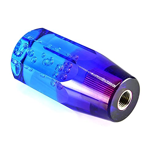 CYDZSW Automatic Gear Shift KnobCrystal Shifter Boot KnobsUniversal Cool Car Accessories BluePurple10CM - Image 3