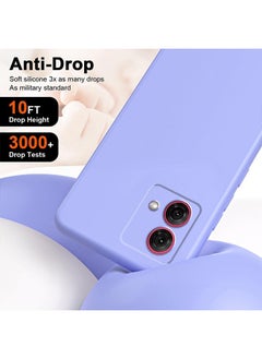 STAUD Motorola Edge 40 NEO Case Cover,Silicone Mobile Phone Accessories with Anti-drops Anti-fingerprints Camera Protector Super Soft Comfortable Touch Feeling Back Shell Cover For Motorola Edge 40 NEO  - Image 5
