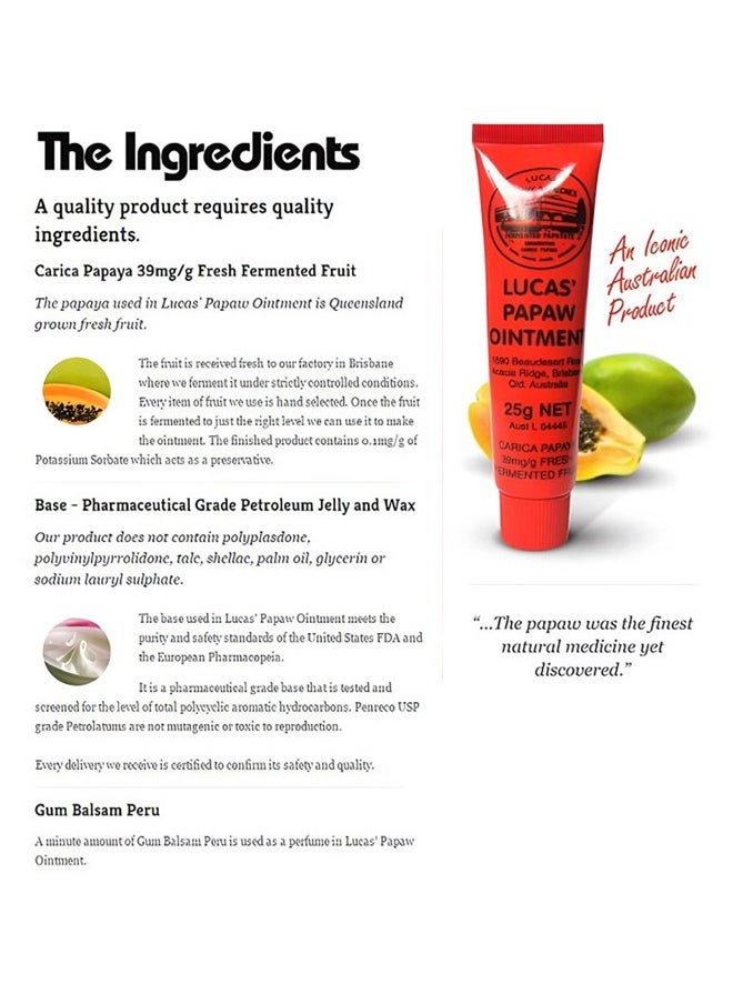 LUCAS - Lucas Pawpaw Ointment 25grams - Image 1