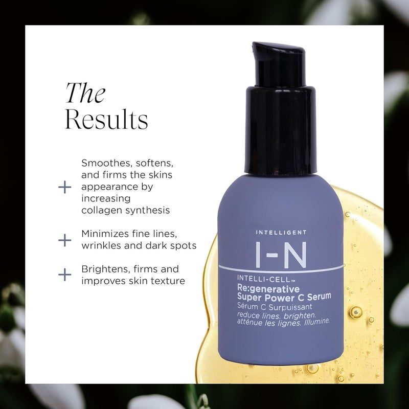 Intelligent Nutrients Regenerative Super Power C Serum AgeDefying Vitamin C Formula Smoothes Softens and Firms With Plant Stem Cell Science 1 Oz - Image 3