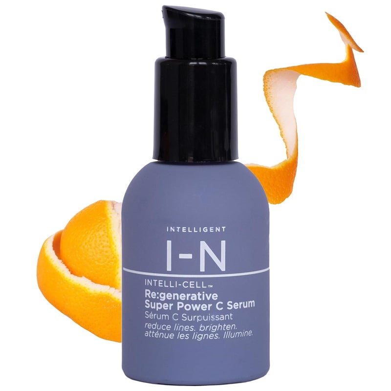 Intelligent Nutrients Regenerative Super Power C Serum AgeDefying Vitamin C Formula Smoothes Softens and Firms With Plant Stem Cell Science 1 Oz - Image 1