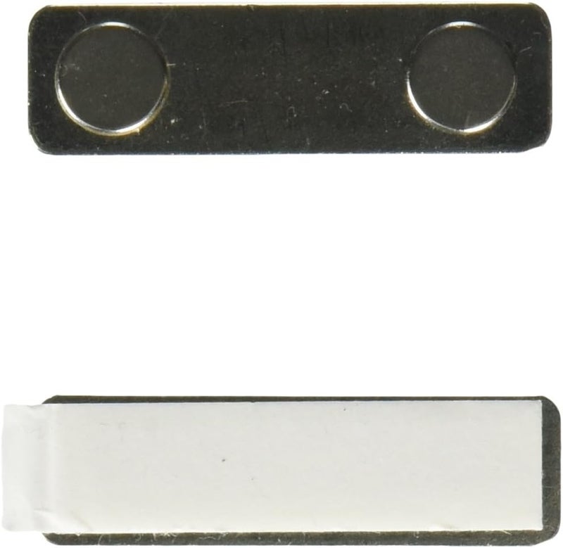 All Quality 25 Pack - Magnetic Name Badge Tag Fastener Backing with Adhesive - Image 2