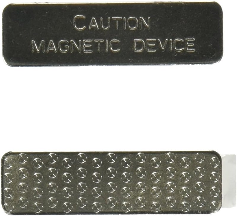 All Quality 25 Pack - Magnetic Name Badge Tag Fastener Backing with Adhesive - Image 1