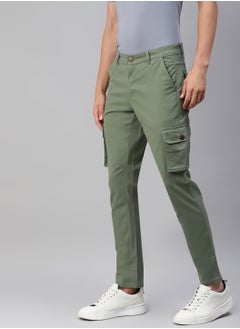 Hubberholme بنطلون كارجو رجالي بقصّة Slim Fit  - Image 1