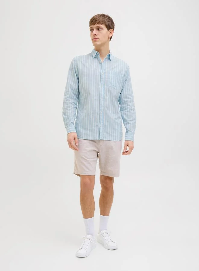 JJ Rebel JJ REBEL Striped Button-Down Long Sleeve Shirt