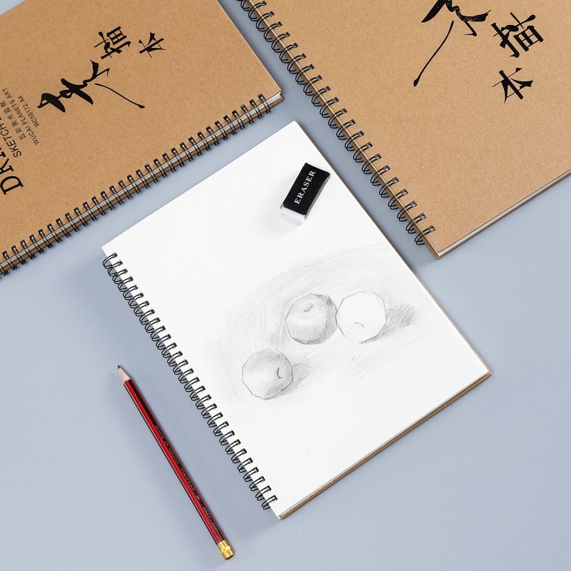 8K A4 16K Hard-Sided Sketchbook Art Painting Book Student Hand-Painted Graffiti Book Can Be Added With Logo - Image 4