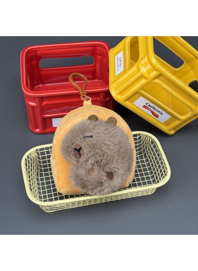 Pacha Dog Coin Purse Pendant Cute Kt Strawberry Bear Coin Purse Keychain Pendant Claw Machine Doll