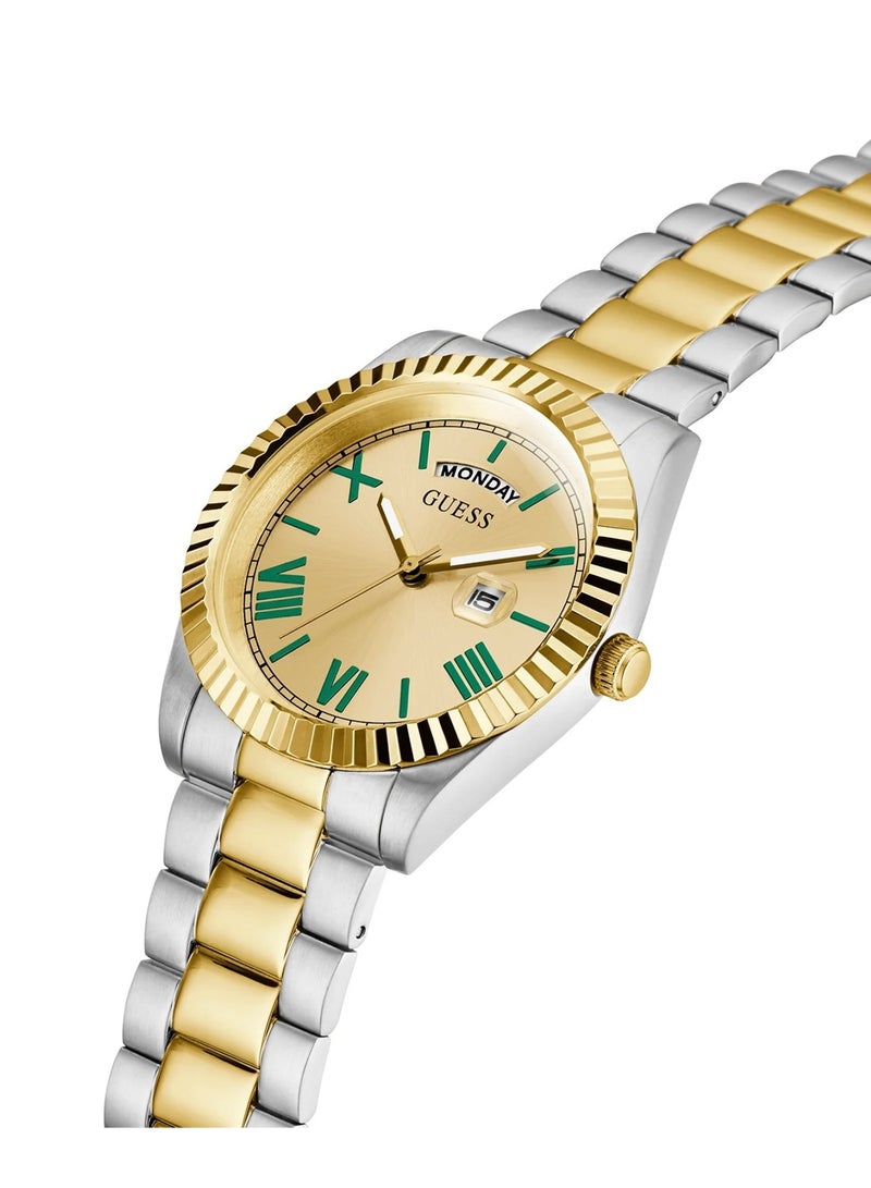 GUESS Men's Connoisseur Quartz Two tone Stainless Steel Watch GW0265G14 - 42 mm - Image 2