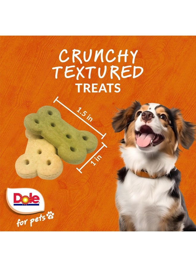 Dole Dole for Pets Freshly Fetched Dog Biscuits, Spinach & Pumpkin Flavor Dog Treats, 7oz | Flavored with Real Veggies, No Wheat, Corn, Soy, Artificial Flavors, Colors, Preservatives, or Animal Products - Image 3
