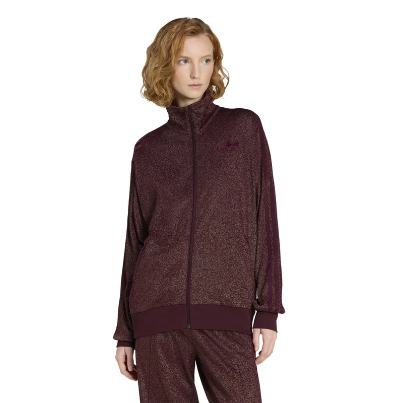 adidas Originals MAROON/GOLDMT ADIDAS ORIGINALS LUREX FIREBIRD TRACK TOP for Women | Best Price UAE