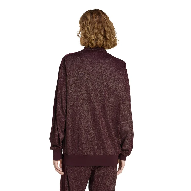 adidas Originals MAROON/GOLDMT ADIDAS ORIGINALS LUREX FIREBIRD TRACK TOP for Women | Best Price UAE