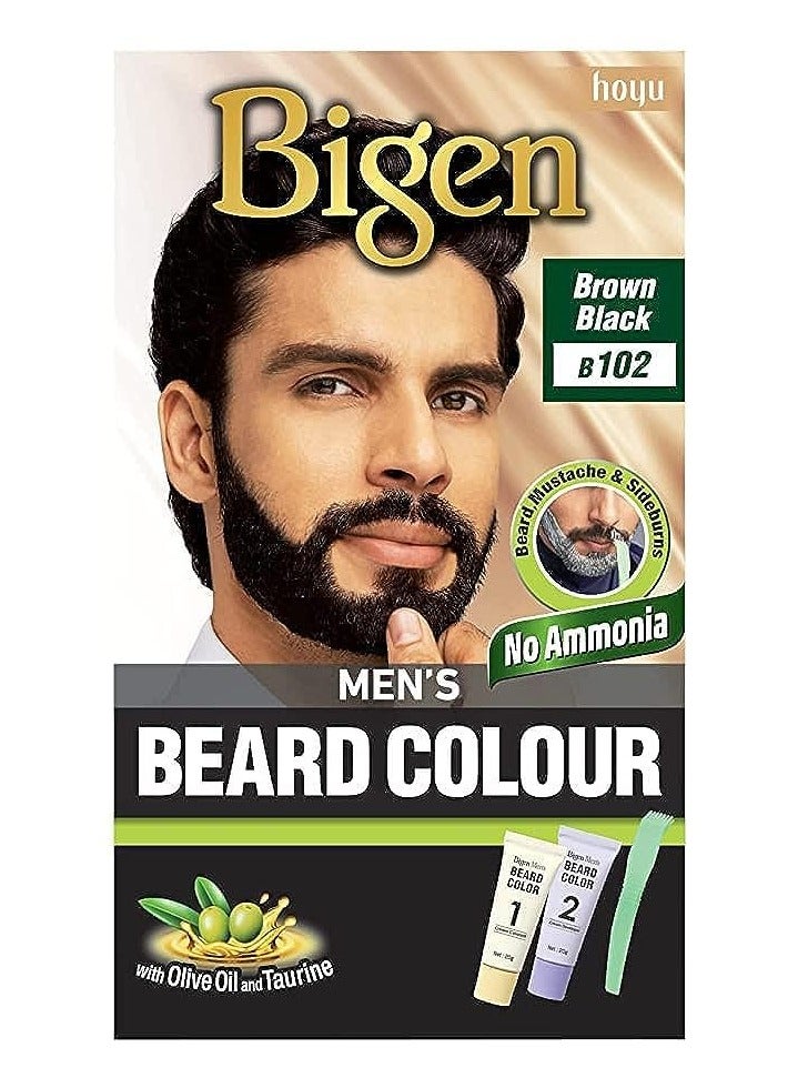 بايجن بيجين صبغة اللحية للرجال ، 40 جم - اسود بني B102 - Image 1
