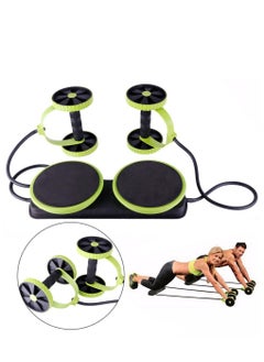 Generic Multifunction Abdominal Wheel - Green/Black  - Image 5