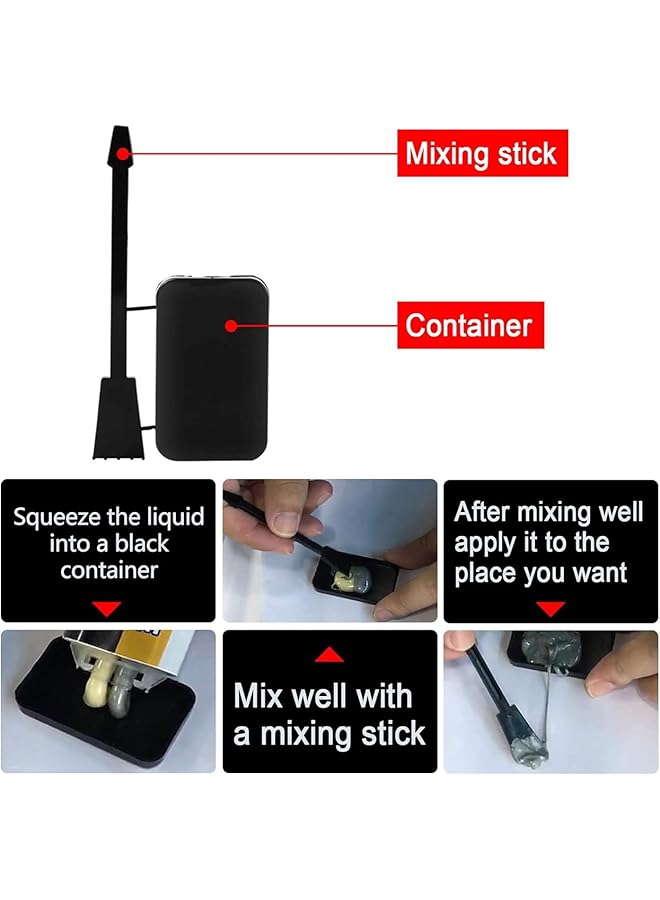 erorex Repair Glue Ab Glue Casting Glue Steel Metal Glass Ceramics Welding Trachoma Stomatal Crackle Repair Adhesive Industrial Repair Glue 80G - Image 2