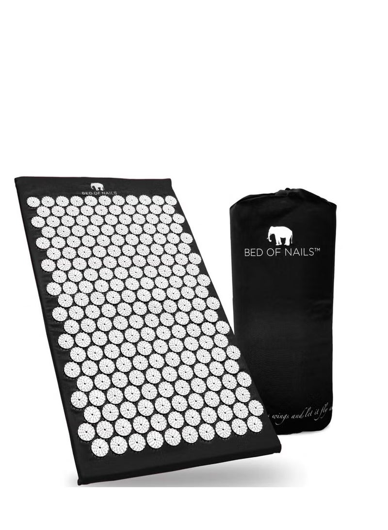 Bed of Nails Acupressure Mat - Black - Image 1