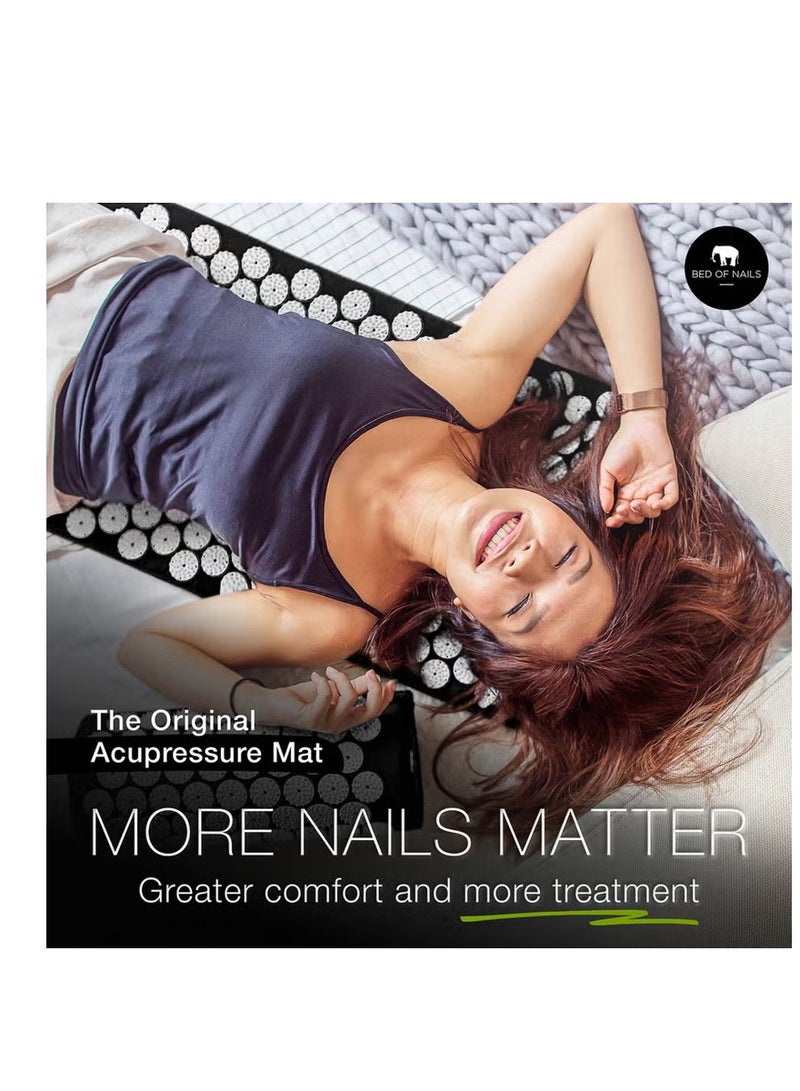Bed of Nails Acupressure Mat - Black - Image 2