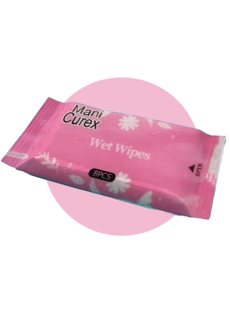 Mani Curex wet wipes 8X8 (64PCS)  - Image 3