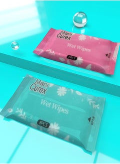 Mani Curex wet wipes 8X8 (64PCS)  - Image 2