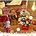 WULEEUPER Tiny Baby Elf Doll Christmas Miniature Elf Decoration Newborn Gift Baby Grow Dolls with Feet and Shoes Red - Image 2
