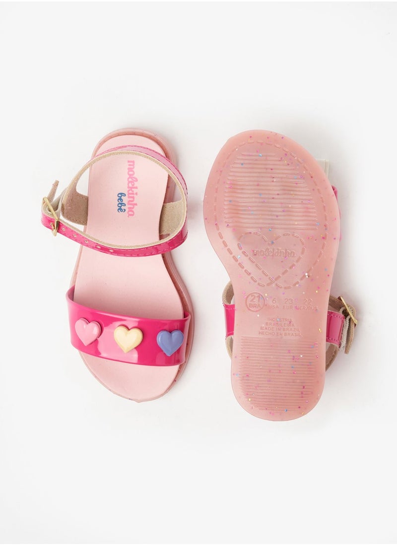 MOLEKINHA - Infant Gloria Back Strap Sandals - Image 1