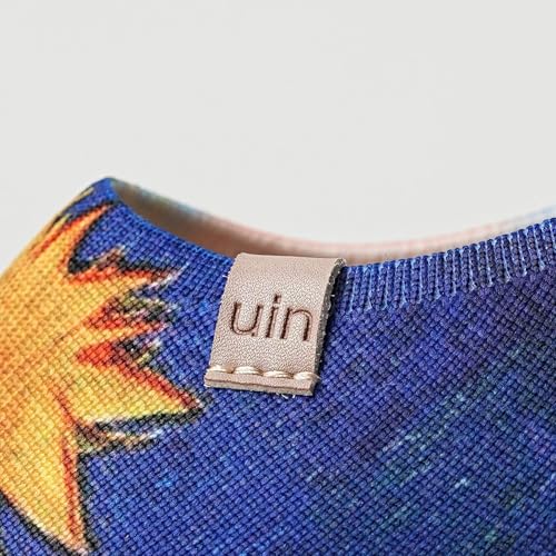 UIN Women's Slip Ons Canvas Lightweight Flats Sneakers Walking Casual Loafers Comfortable Art Painted Travel Shoes Sunflower II (7.5) - Image 4