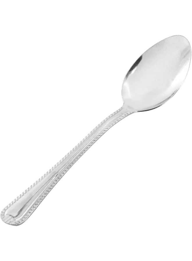 GIBSON 6-Piece Tustin Ornate Embossed Handle Stainless Steel Dinner Spoons Silver 6 x 27 x 3.5 cm 73976.06
