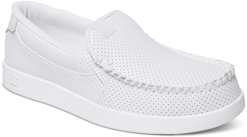 DC mens Villain 2 Skate Shoe, White, 8.5 US