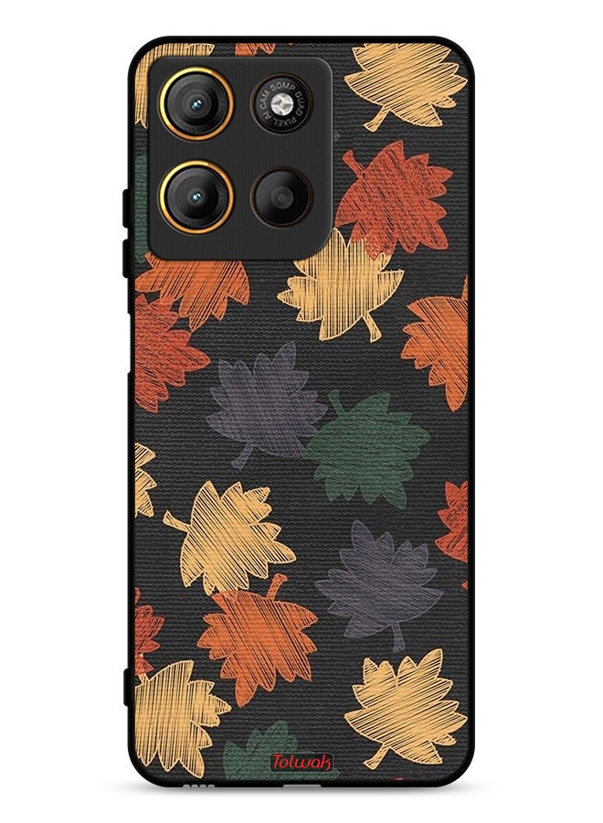 Tolwak Motorola Moto G15 Protective Case Cover Autumn Leaves Art