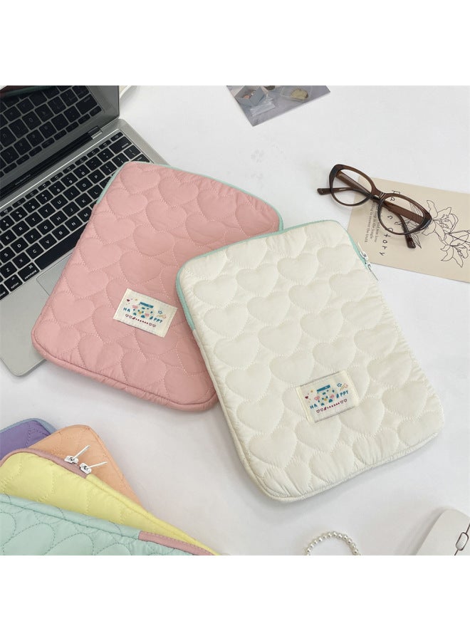 41251 South Korea Soft Ipad Liner Bag 11 Inch Tablet Computer Bag 14-15 Inch Notebook Storage Bag-Color:Pink-Size:11inch  - Image 4