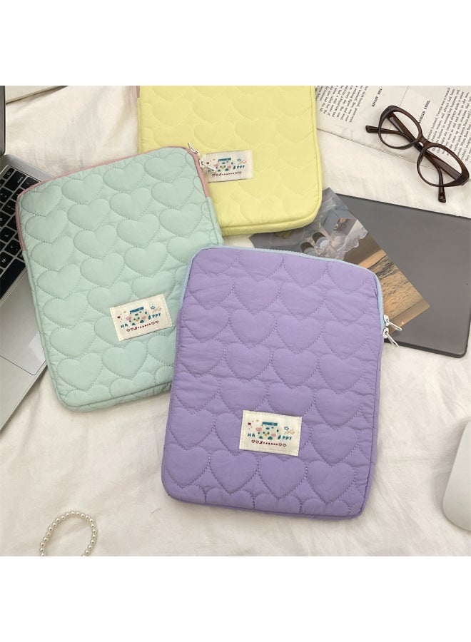 41251 South Korea Soft Ipad Liner Bag 11 Inch Tablet Computer Bag 14-15 Inch Notebook Storage Bag-Color:Pink-Size:11inch  - Image 5