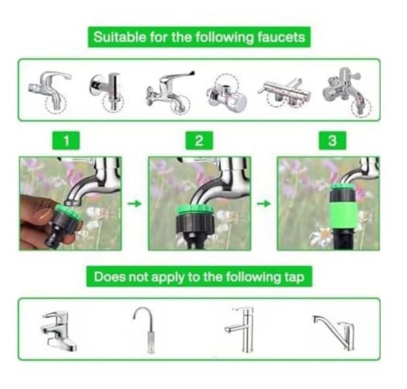 MAGIC HOSE Water Hose With Water Pump Nozzle Green 45metergemini - Image 5