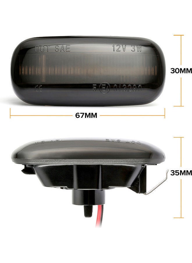 نيبمينينت - قطعتان من مؤشر LED جانبي ديناميكي بديل لسيارة أودي طراز A3 - Image 1