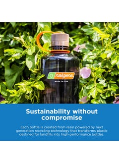 Nalgene Water Bottle - Lightweight Sustain Tritan Bpa-Free Shatterproof Bottle For Backpacking, Hiking, Gym, 32 Oz, Wide Mouth, Cornflower Blue  - Image 4