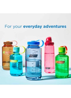 Nalgene Water Bottle - Lightweight Sustain Tritan Bpa-Free Shatterproof Bottle For Backpacking, Hiking, Gym, 32 Oz, Wide Mouth, Cornflower Blue  - Image 3