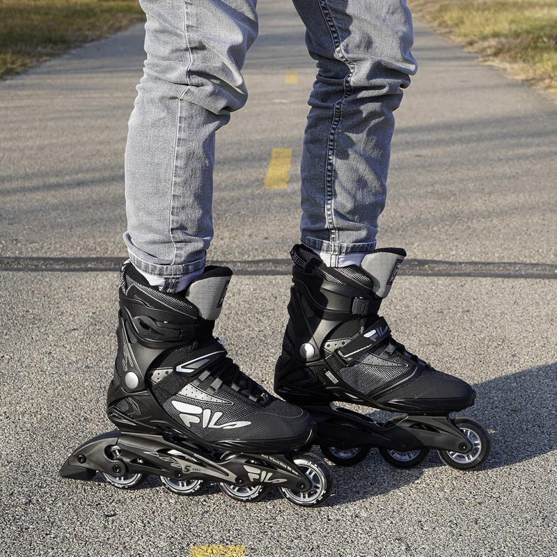 FILA Legacy Comp Inline Fitness Skates for Men and Women- Air Flow Technology, Lightweight Composite Frame, 80mm Wheels, ABEC-5 Bearings - Image 3