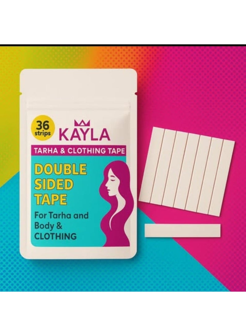Kayla Double-Sided Hijab Fixing Tape, Double-Sided Slothie for Firmly and Invisibly Fixing Clothes and Hijabs, Non-Slip Fixing Strips for Women for Everyday Use Without the Need for Pins, - Image 5
