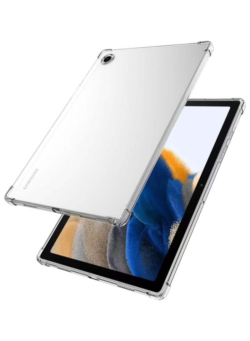 ELTRAZONE Clear Case for Samsung Galaxy Tab A8 10.5 Inch 2022 (-X200/X205/X207), Shockproof Silicon Protective Skin Case/ Slim Back Cover - Image 2