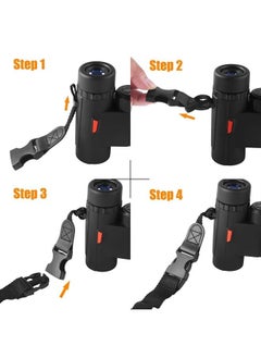 TROSCAS Super Comfort Neoprene Optic Straps | Loop Connectors | Field Repair Buckle | Lightweight | Adjustable Length Neck Straps for Binoculars Cameras (Type 3)