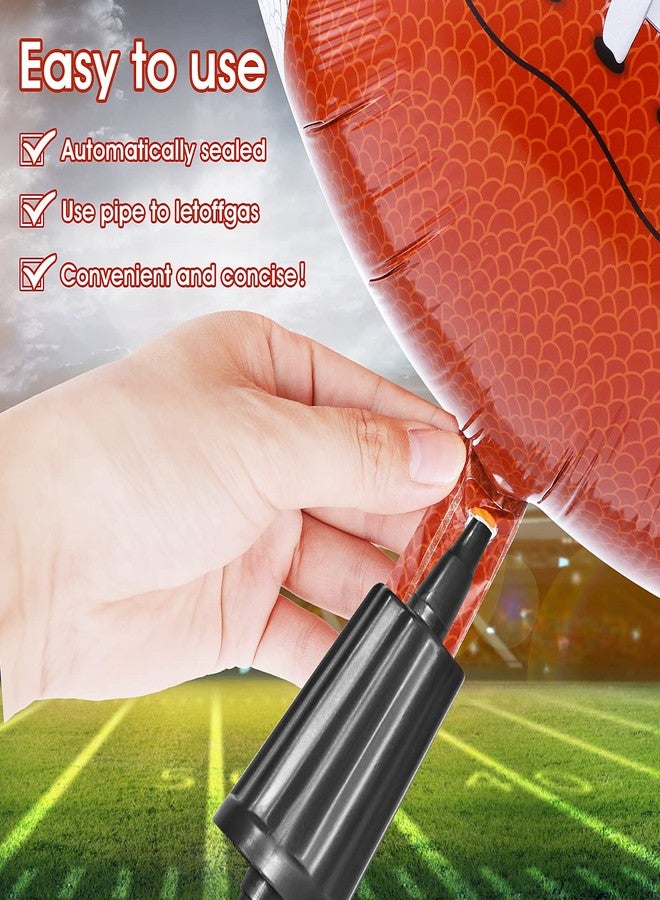 ASTER 10 Pieces Sports Themed Balloons Set, 18 Inch Ball Shape Aluminum Foil Balloons Sports Themed Party Decoration Supplies for Ball Fans Club, Bars, Home Decor - Image 4