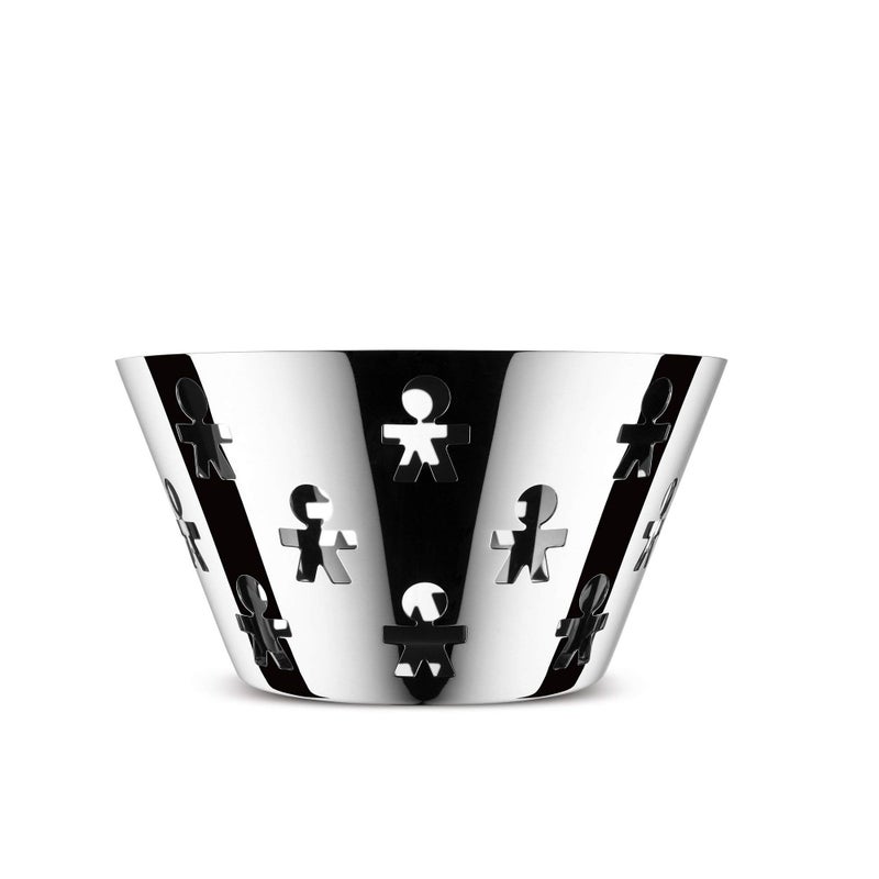 Alessi AKK05 Design Fruit Bowl, Stainless Steel, Polished, 23 cm - Image 3