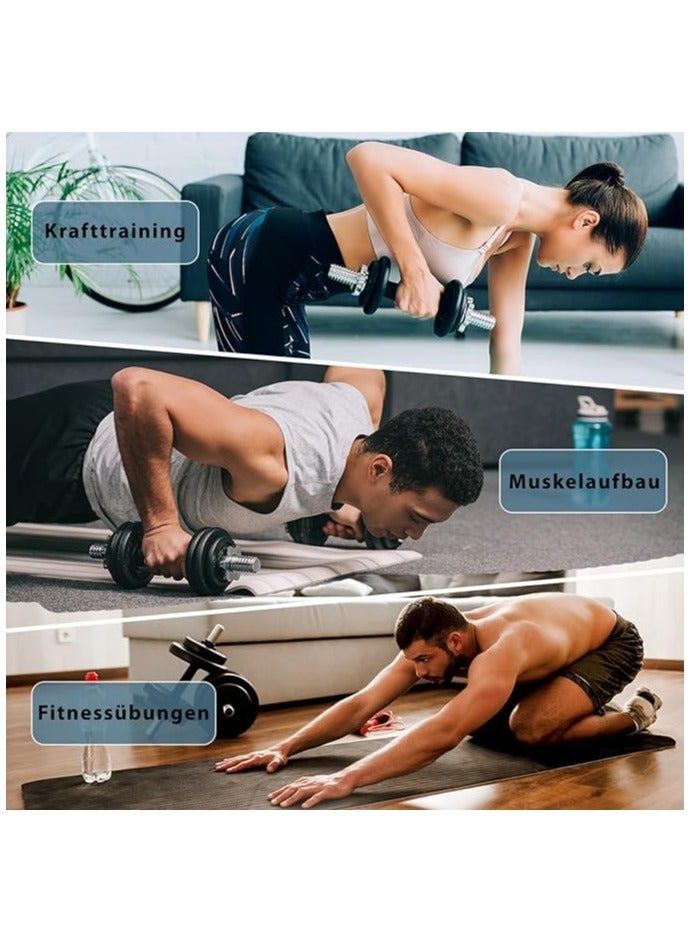 SPORT Cast Iron Weight Plates Set 2 x 5 kg 30 mm Weight Plates Dumbbell Weight Weights - Image 4