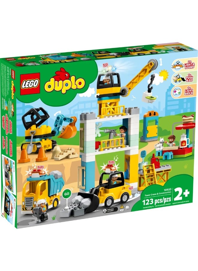 LEGO LEGO - Tower Crane & Construction 123 Pieces - 10933  - Image 1